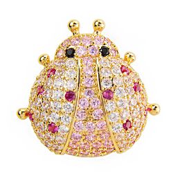 Broches Cindy Xiang Cubic Zirconia Chest Convient aux femmes et aux hommes Insectes Mignons Insectes Pins Cuivre Bijoux 2 Couleurs Disponibles en Cadeau G220523