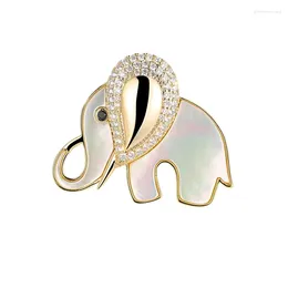 Broches cindy xiang lindo pequeño elefante broche mujeres y hombres unisex pin joyería 2024