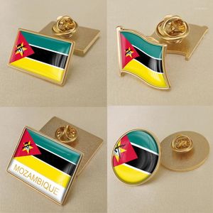 Broches Wapenschild Mozambique Mozambikaanse Kaart Vlag Nationale Embleem Broche Badges Reversspeldjes