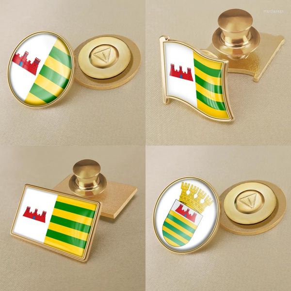 Broches Blason Nacimiento Chili Drapeau Épinglettes Broches Badges