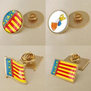 Broches blason communauté valencienne espagne drapeau épinglettes broches Badges
