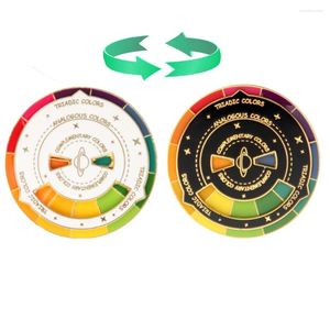Broches Color Compass Emor Spinning Wheel Guide mixte Guide Broche Nouveauté Palette rotatif épingles de revers pour sac à dos Cadeau accessoire