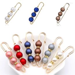 Broches colorées perles perles cardigan écharpe châle broche fixe épingle de sécurité femmes banquet de mariage de mariage de soirée de fête décor