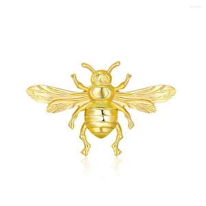 Broches en alliage créatif en alliage d'or plaquette broche mignonne épingles insectes manteau robe de bureau accessoires anniversaire bijoux anniversaire cadeaux en gros