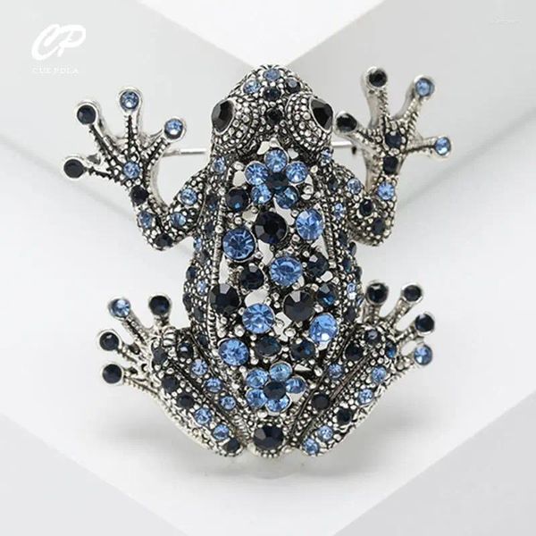 Broches créatif Animal Corsage rétro strass grenouille broche haute qualité personnalisé mode vêtements accessoires broche