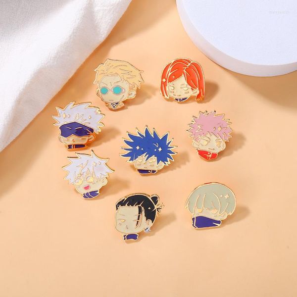 Broches Creative Anime Animation Peinture Badge Commémoratif Vêtements Accessoires Anti Slip Boucle Spot En Gros