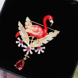 Broches csxjd mode corsage email Shining zirkoon vogel broche strass kleding accessoires hoeden hoeden sjaal vrouwen Bijoux