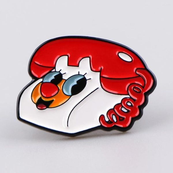 Broches Broche en émail pour téléphone mignon pour femmes, épingles à revers de dessin animé, Badges amusants sur sac à dos, accessoires de vêtements, cadeau, bijoux à la mode