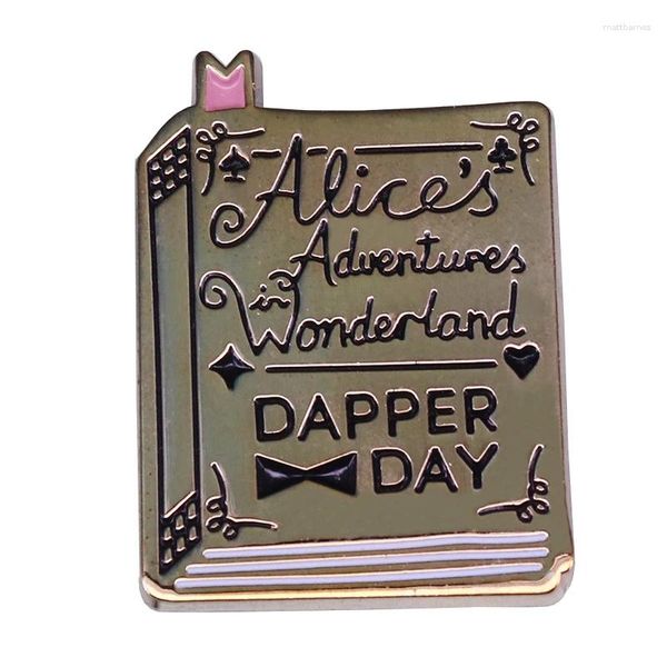 Brooches Dapper Day Book Pin Movie Fans Fantasy Addition