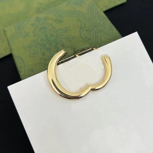 Diseñador de broches Broche Bees Designer Love for Womens Wedding Wedding Luxury Engagement Bijoux Cjewelers Letter G Vintage Simple Open Ring Diamond Bronze Compre One Get O