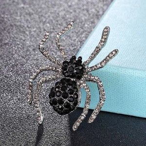 Broches Donia Jewelry Carton Spider Insect Hijab Pins écharpe pour femmes et hommes Coupages punk Cadeaux Pin de strass