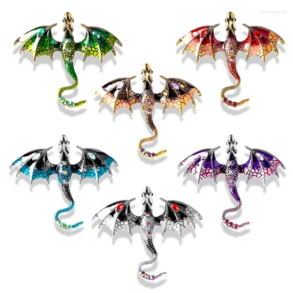 Broches dragon dragon émail revers épingles en jean broche badges bijoux de sac à dos pour accessoires de vêtements décor cadeau de mariage homme bricolage homme