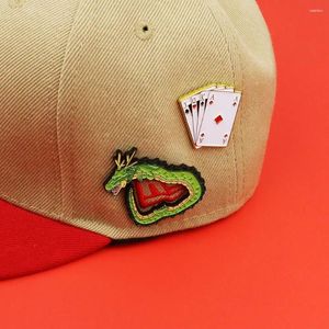 Broches Dragon Shape Mexican Emor Pin de boulangerie peinture rétro épingle du chapeau épingles accessoires de vêtements