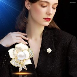 Broches Arte elegante Broche Pearl Brooch Accesorios de alfiler Joyería de boda para mujeres