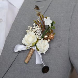 Broches de flor de moda para mujeres y hombres, alfileres elegantes para fiesta de boda y oficina, bisutería, regalos, abrigo, accesorios de ramillete