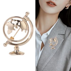 Broches Globe de mode pour femmes, Niche personnalité Corsage manteau sac broche en alliage unisexe bijoux exquis cadeau de passionné de géographie