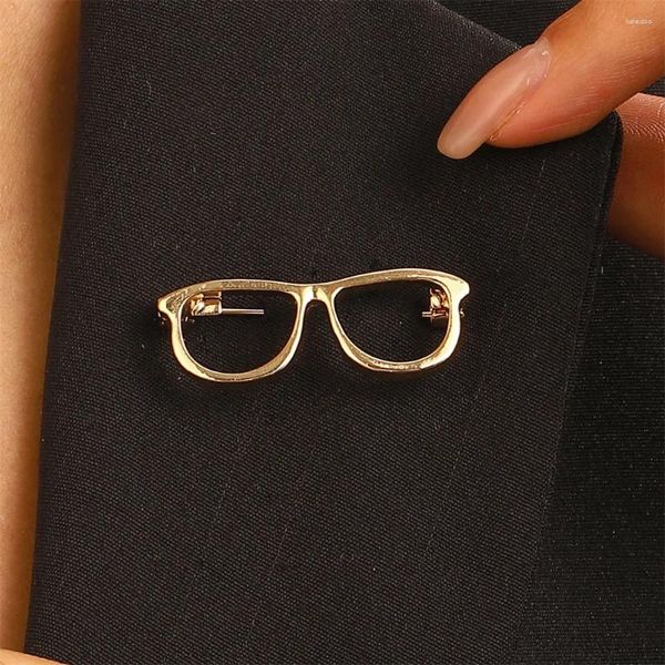 Broches mode mini verunes broche pour les hommes femmes à la mode de belles lunettes de lune