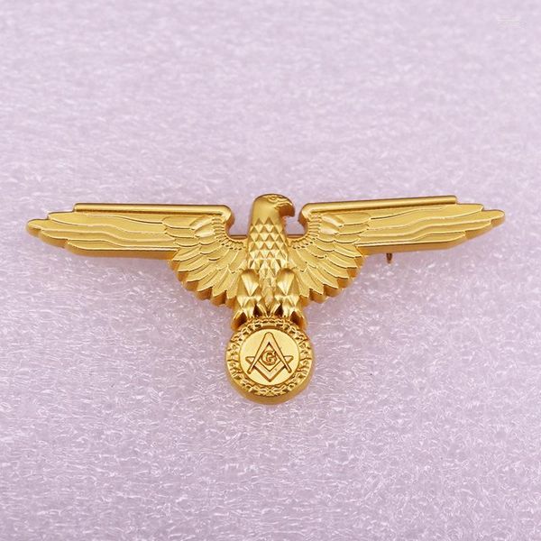 Broches franc-maçonnerie aigle médaille à la mode créatif dessin animé broche belle émail Badge vêtements accessoires