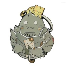 Broches fullmetal alchemist schattige email pin anime pins badges op backpack dingen accessoires voor sieraden Japanse manga cadeau broche