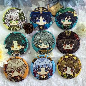 Broches de jeu à Impact, Badge Kazuha Yae Miko Venti Hu Tao Xiao Cosplay, épingle à fleur mignonne, accessoires pour sac à dos, cadeaux