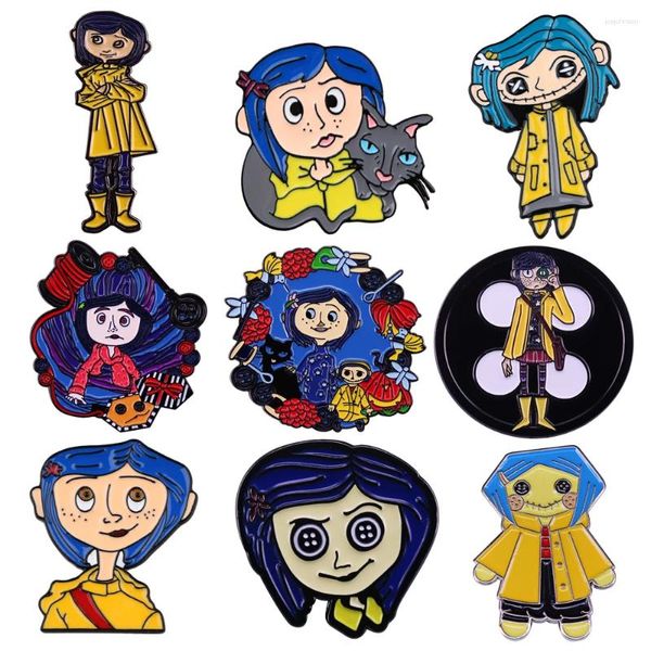 Broches de décoration d'horreur d'halloween, épingle en émail de dessin animé pour femmes, épingles à revers pour sac à dos, Badges, accessoires de mode, cadeaux