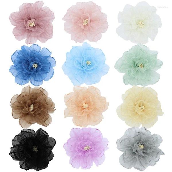 Broches à revers en tissu fait à la main pour femmes, épingles à fleurs, Corsage à la mode, Badge de fête de mariage, accessoires de costume, cadeaux