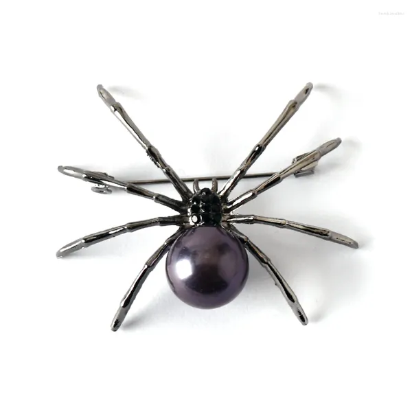 Brooches Personnalité haut de gamme Spider Cold Spider Brooch Clothing Accessoires Corsage Retro Alloy Pin