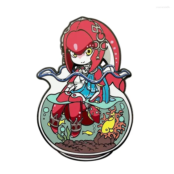 Broches de jeux d'aventure japonais pour vêtements, épingles en émail dur, Badges de porte-documents Anime, sac à dos à revers, accessoire bijoux