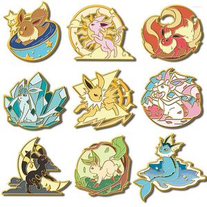 Broches Japanse anime schattige email pinnen dieren geestenbroche kleding rugzak reversbadges voor vrienden mode sieraden accessoires geschenken