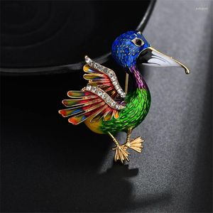 Broches Joyme marques Design émail broche Toucan oiseau broche broches Animal pour femmes décoration de mariage Costume hommes Badges bijoux