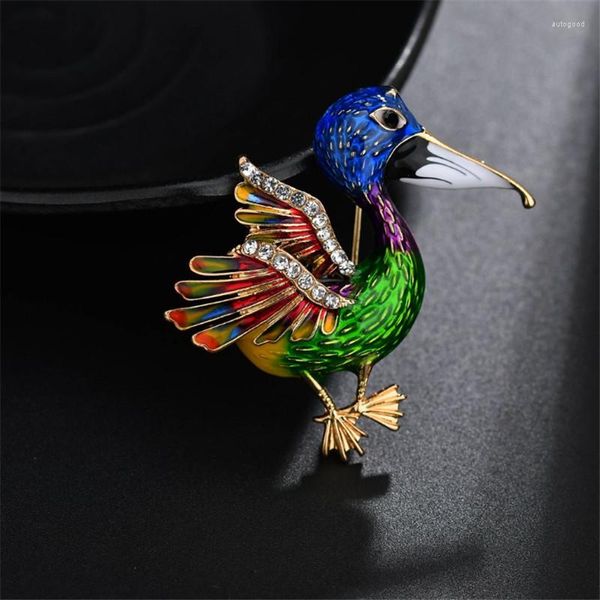 Broches Joyme marques Design émail broche Toucan oiseau broche broches Animal pour femmes décoration de mariage Costume hommes Badges bijoux