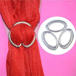 Broches coréen simple Vintage Design Lettre écharpeuse boucle pour femmes robe de mode écharpe broche épingles accessoires de bijoux