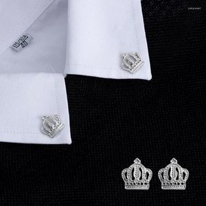 Broches Kroean Crown Broche Pin Retro Metal Rapel Heren Pak Shirt Badge Collar Sieraden Luxe voor vrouwen Accessoires Geschenken