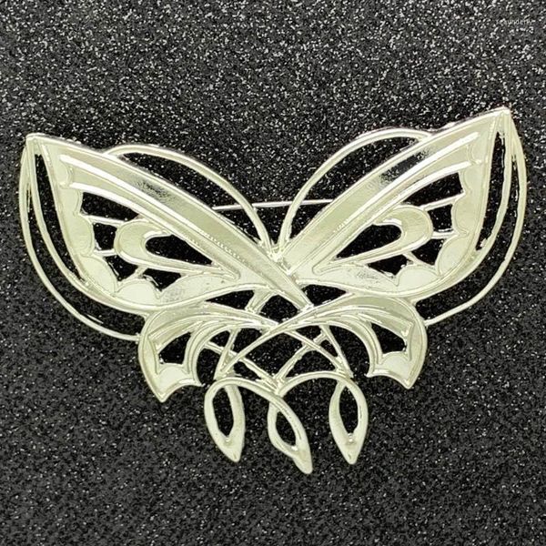 Broches LOTR Arwen Silver Butterfly Broche Elf Princess Jewelry Fan Gift Alta calidad