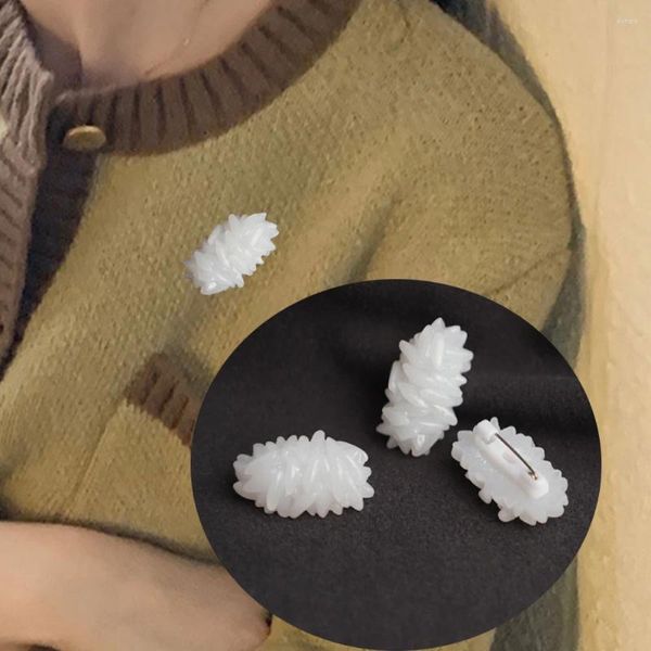 Broches pour filles, lot de broches de nourriture amusantes, épingles de riz, veste en Denim, boucle à revers, Badge de chemise, bijoux en résine pour filles