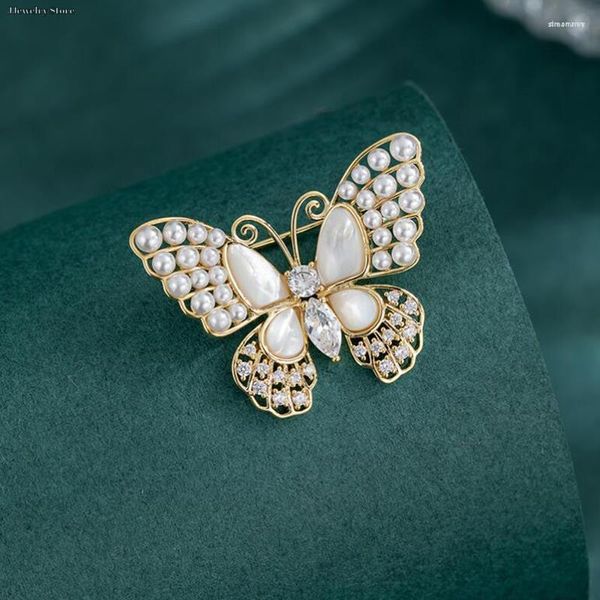 Broches luxe exquis papillon broche mode dames robe de soirée de mariage broche bijoux cadeau accessoires insectes cadeaux