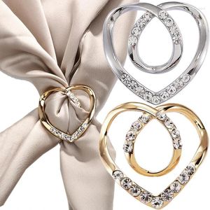 Broches Luxury Heart Scarpe Boucle de boucle cerceau Broche épingles de broche pour femmes Crystal Halder Silk Rague Clip Clip