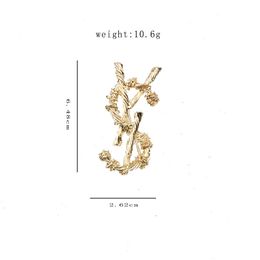 Broches Luxe Vrouwen Heren Designer Merk Letter18K Vergulde Inlay Crystal Strass Sieraden Broche Charm Pin G-Letters Trouwen Kerstfeest Gift Accessorie