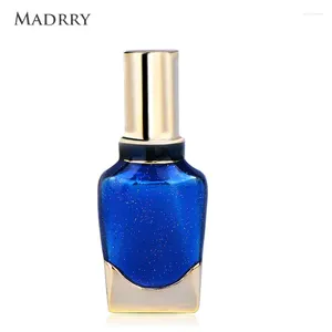 Broches Madrry mode vernis à ongles bouteille forme broche joli alliage d'émail bleu pour femmes filles costume manteau Corsage broches bijoux