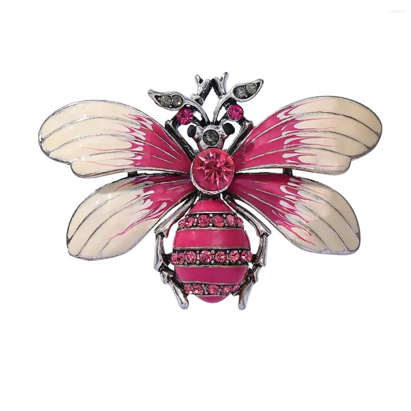 Broches MITTO BIJOUX MODE ET ACCESSOIRES HAUT DE GAMME ÉMAIL STRASS PAVÉ ABEILLE VINTAGE PIN FEMME ROBE BROCHE