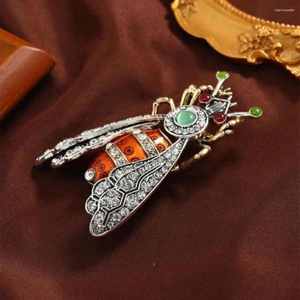 Morkopela – broche d'insecte au design Unique, artisanat en émail et épingles pour femmes et hommes, accessoires de vêtements, Clip à broche