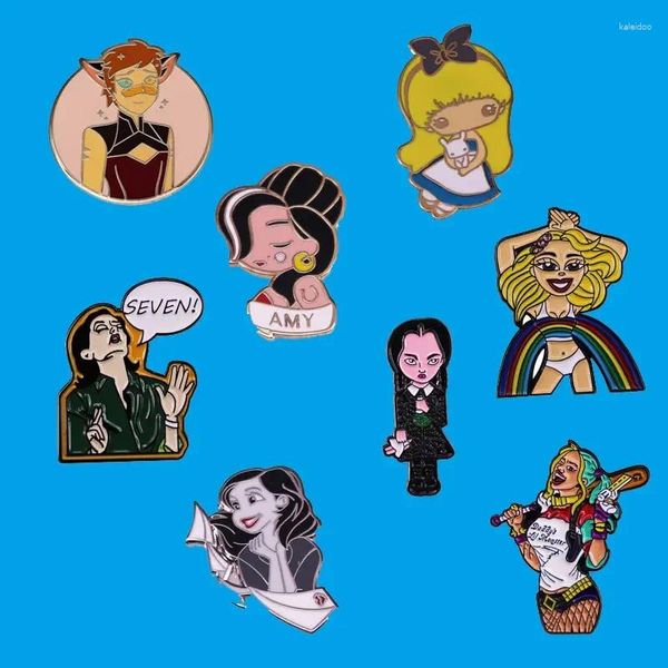 Brooches Movie TV Cartoon personnage de badge personnalisé Star Celebrity Fan Fan Merchandise ENAMEL PINS PINS MODE BROOCH CADEAUX BROOC