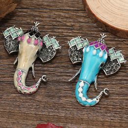 Broches New Émail Éléphant Femmes Bijoux De Mode Revers Garçons Et Filles Manteau Art Broche Unisexe Lucky Animal Pins Cadeau G230529