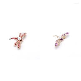 Broches PD Broche 2023 Zomer Pearl Drop Oil Dragonfly Animal Clothing Accessories Scarf Buckle Sieraden