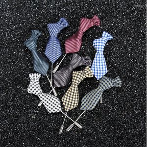 Broches Personnalité En Gros À La Main 5 Pcs/Lot Tissu Noeud Papillon Épinglette Hommes Broche Pour Costumes De Mariage Bijoux