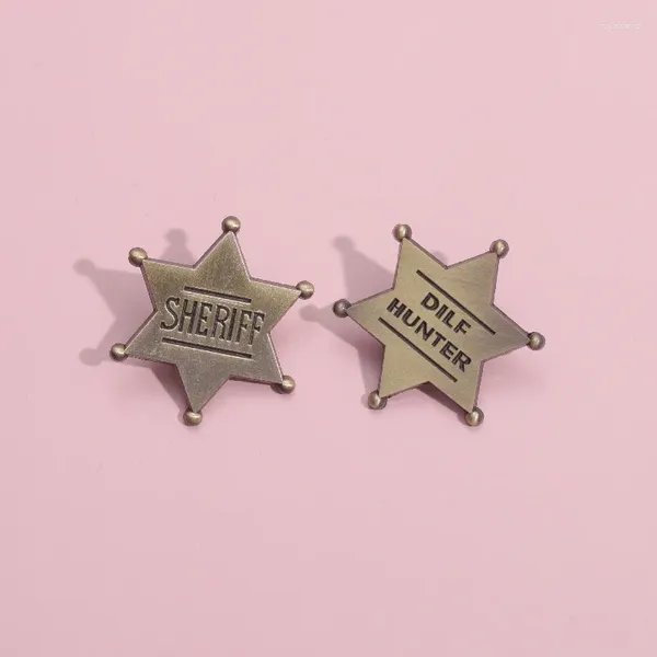 Broches Pin Club |Badge de chapeau commémoratif honoraire, étoile en métal émaillé, broche créative de dessin animé personnalisée, sac à dos, vêtements, ornement, vente en gros