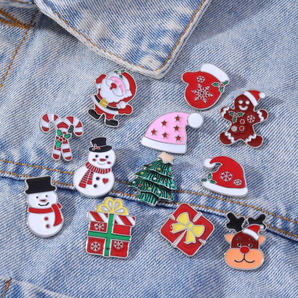 Broches Pin para mujeres, hombres, divertidos niños, niñas, insignias y pines para vestidos, bolsos, decoración, Navidad, lindo esmalte, joyería de metal, regalo para amigos, venta al por mayor