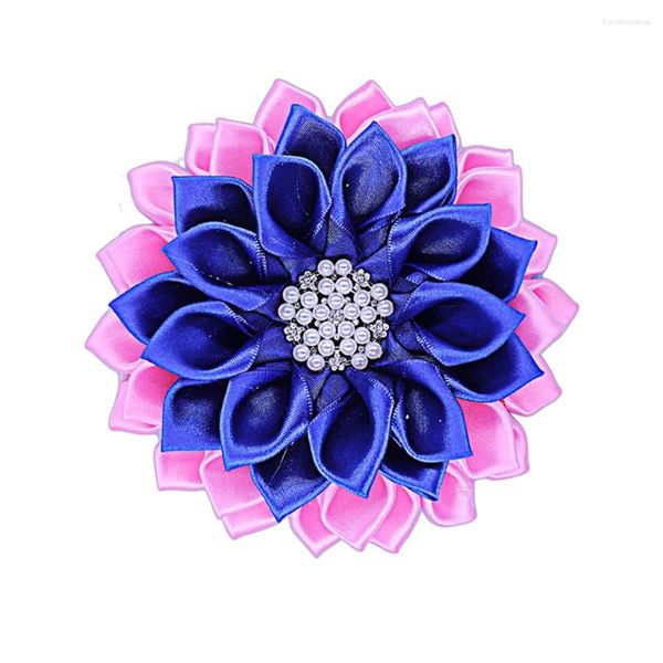 Broches rose bleu couche fleur corsage broche broche dame groupe social gifts soror bijoux personnaliser