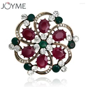 Broches Broches Vintage bijoux zircone cristal costume broche turc chapeau accessoires grande épingle de sûreté cadeau pour les femmes mode Badges Roya22