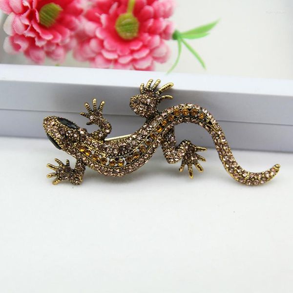 Broches Punk Lézard Broche De Mode Partie Costume Chemise Décoration Pin Pour Femmes Hommes Vêtements Accessoires Cadeau